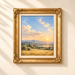 Golden frame